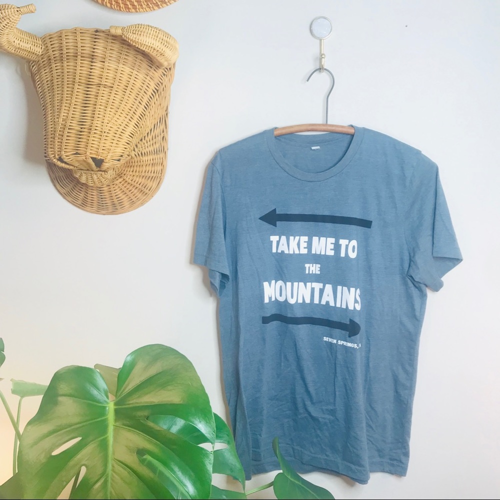 VTG Retro 90s Graphic Mountains Tee - Picture 5 of 6